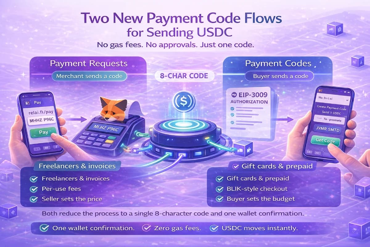 Two Ways to Pay: Payment Requests and Payment Codes on SKALE